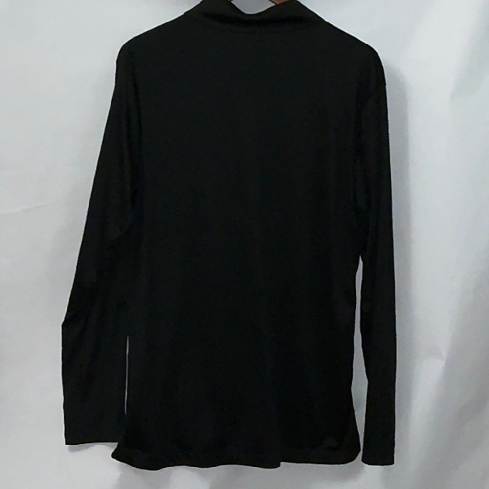 Fanatics, Longhorns,  L/S Quarter Zip Pullover, Men’s Large, Black & Orange - Picture 3 of 7